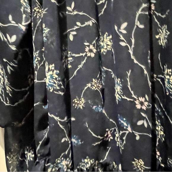 free people keeping up with kara *BLUE** boho flowy oversized dress tunic - Picture 8 of 10